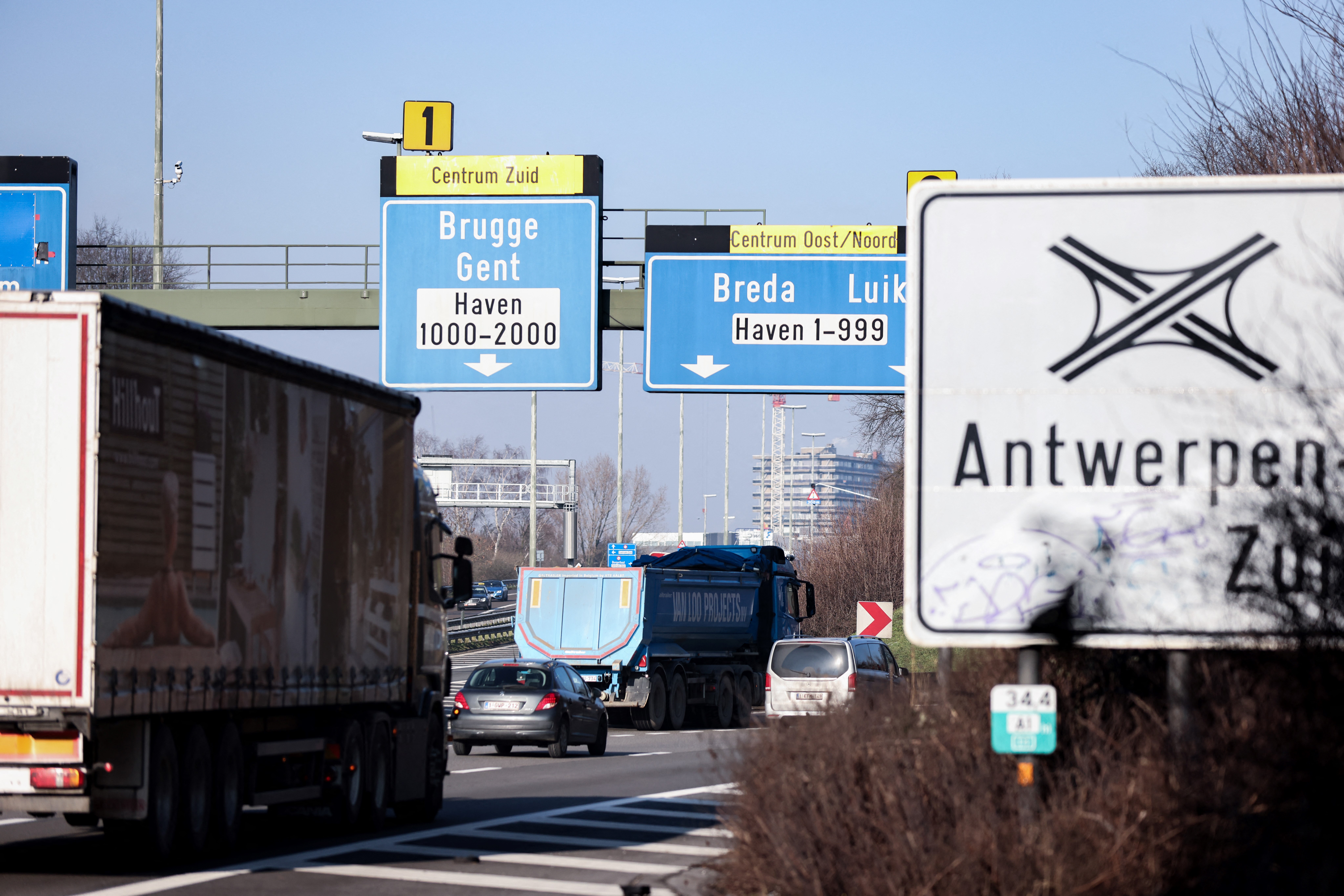Anvers reste la région la plus encombrée, même en temps de crise