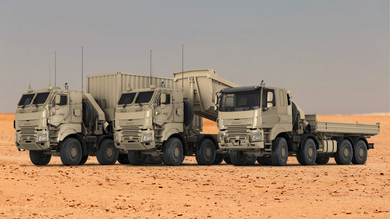 DAF construit 879 camions pour l'armée belge