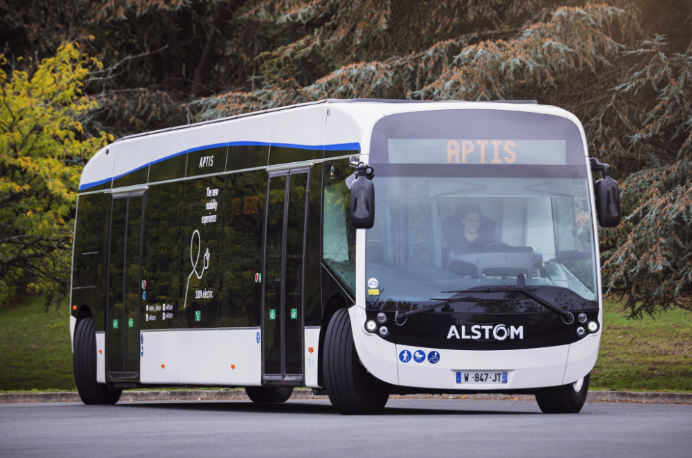 Alstom tours Flemish cities with Aptis e-bus
