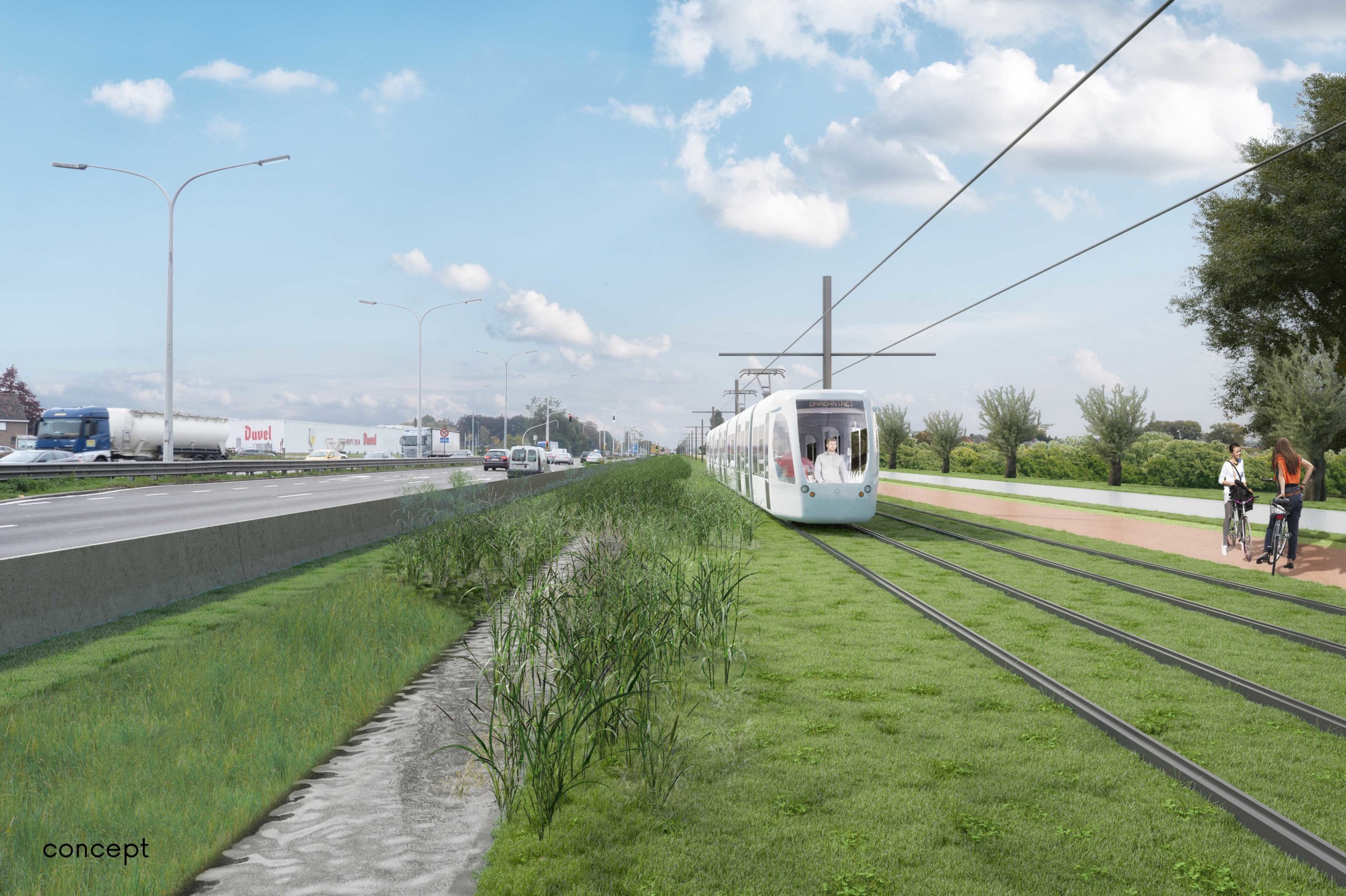 Rejet des objections contre le tramway express Willebroek-Bruxelles