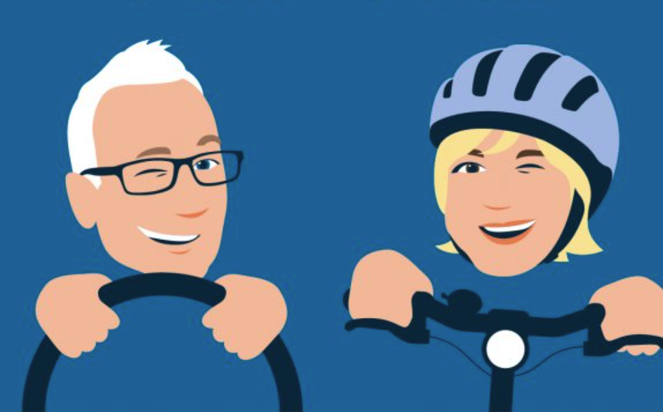 Vlaanderen lanceert hoffelijkheidscampagne voor de veiligheid van fietsers
