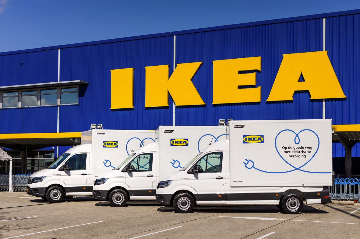 La deuxième ville d'Amsterdam : IKEA livre un véhicule entièrement électrique
