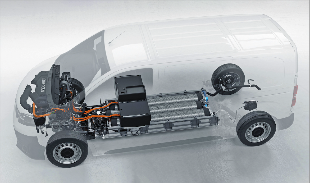Opel onthult Vivaro-e bestelwagen met brandstofcel