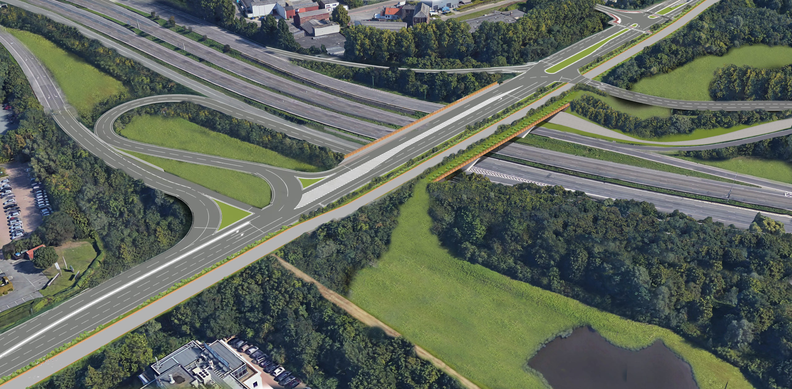 Start werkzaamheden nieuwe Hector Henneau brug in Zaventem
