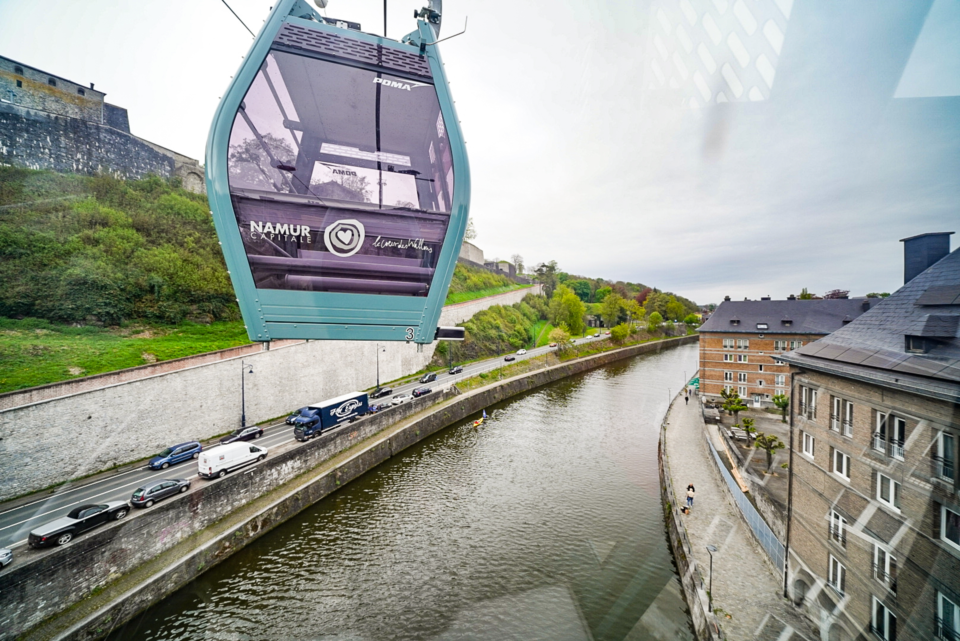 Namur se dote d'un nouveau téléphérique