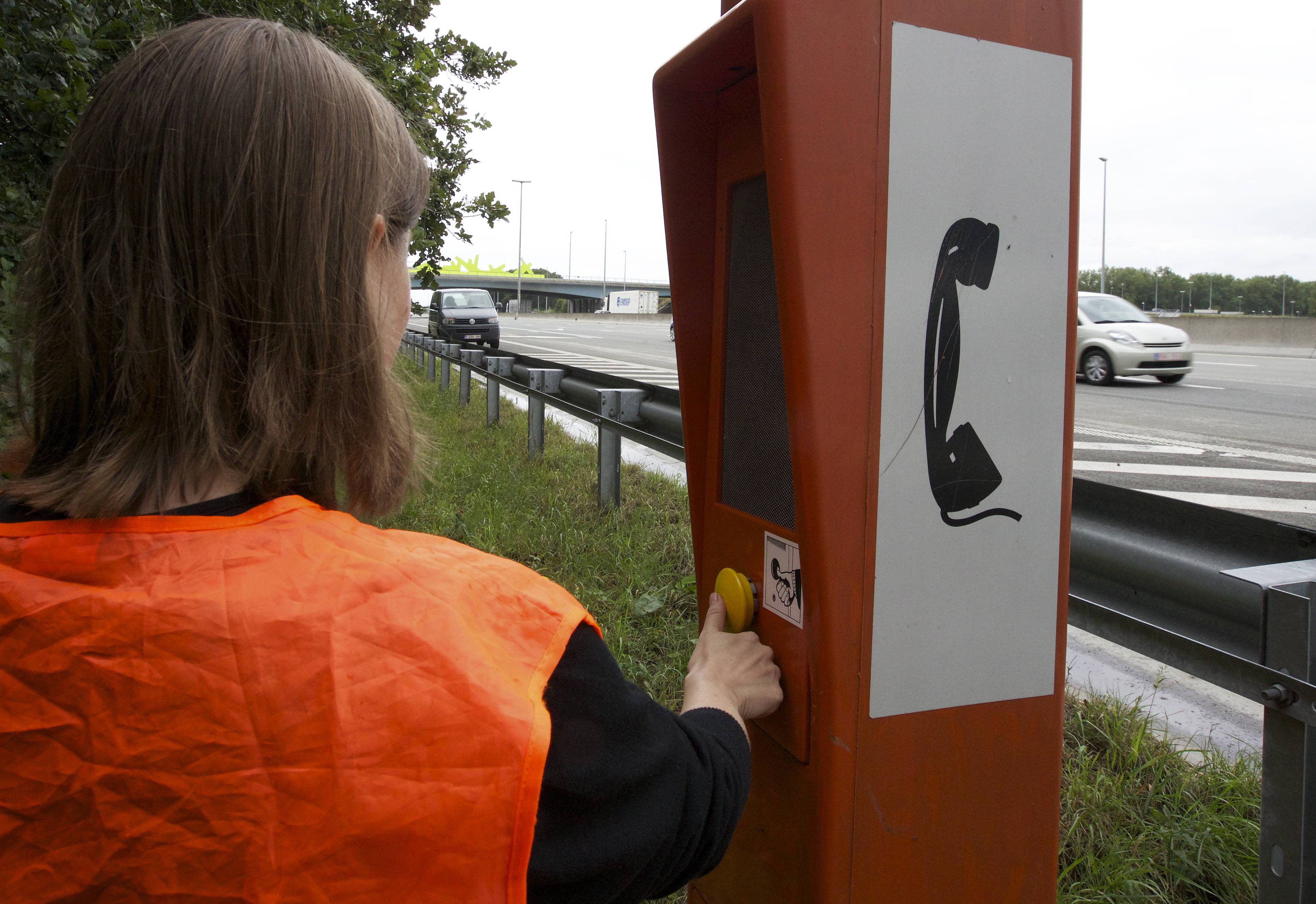 Les téléphones d'urgence des autoroutes wallonnes remplacés par l'application Edwige