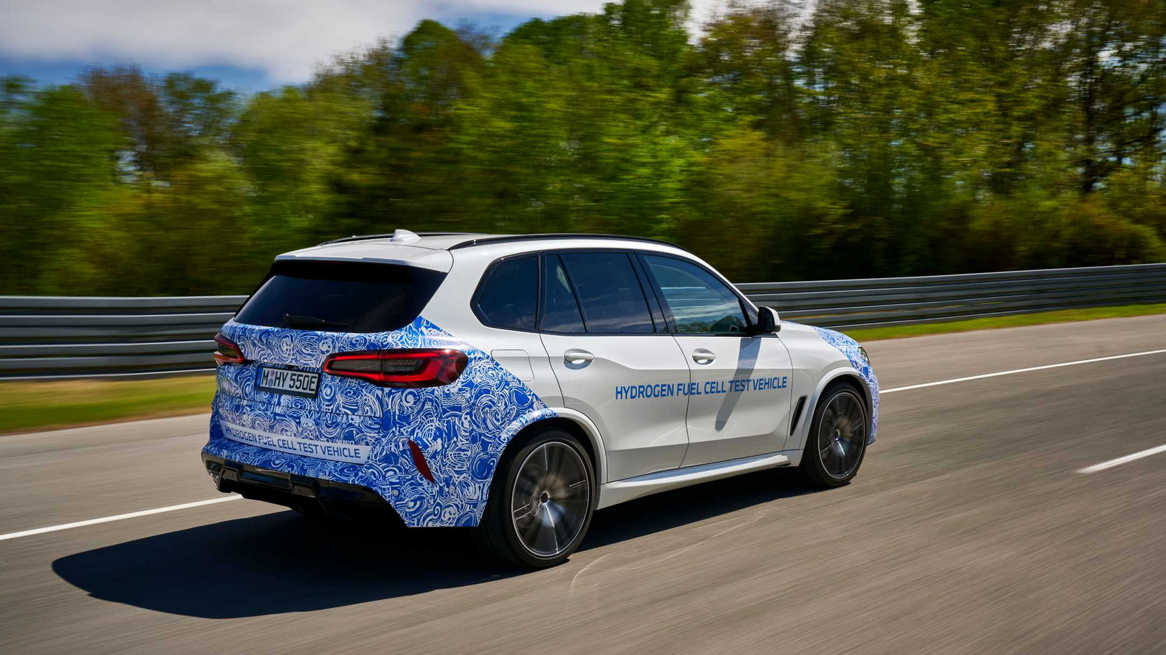 BMW start tests waterstof X5