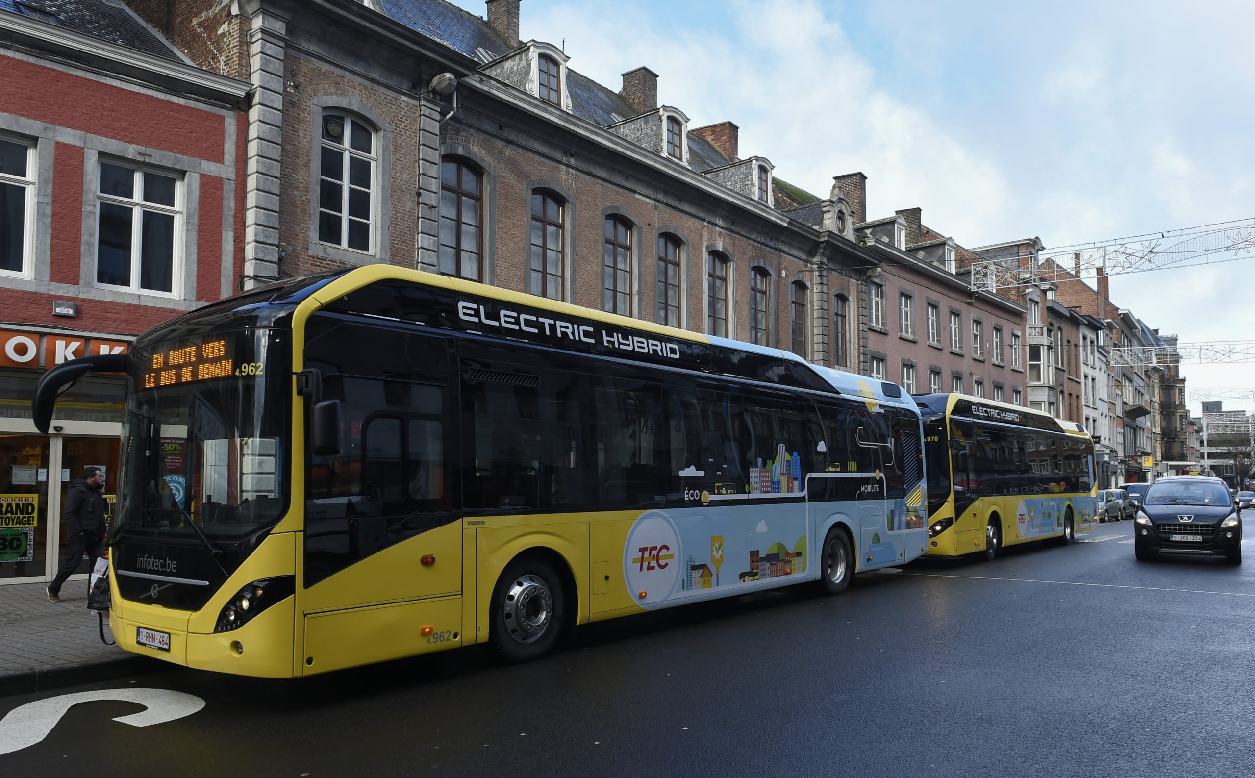 Wallonië: 145 miljoen euro voor TEC-infrastructuur en hybride bussen
