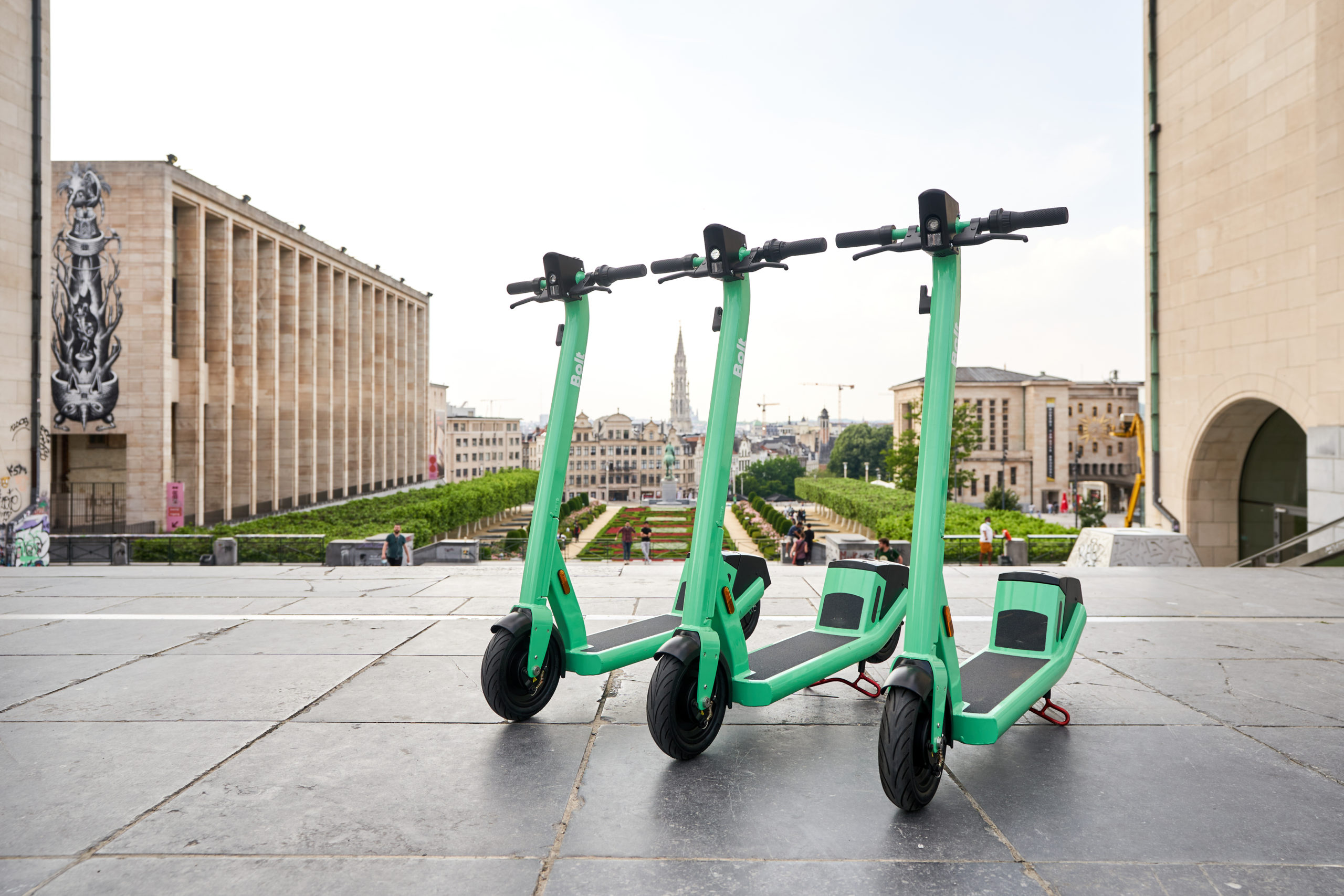 Bolt arrive à Bruxelles avec 1 100 scooters électriques