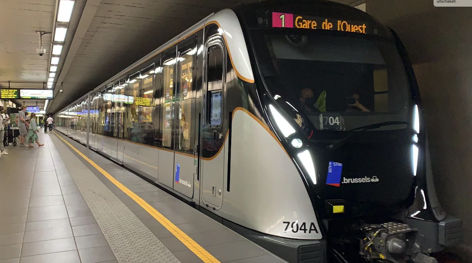 Brussels welcomes new M7 subway carriages