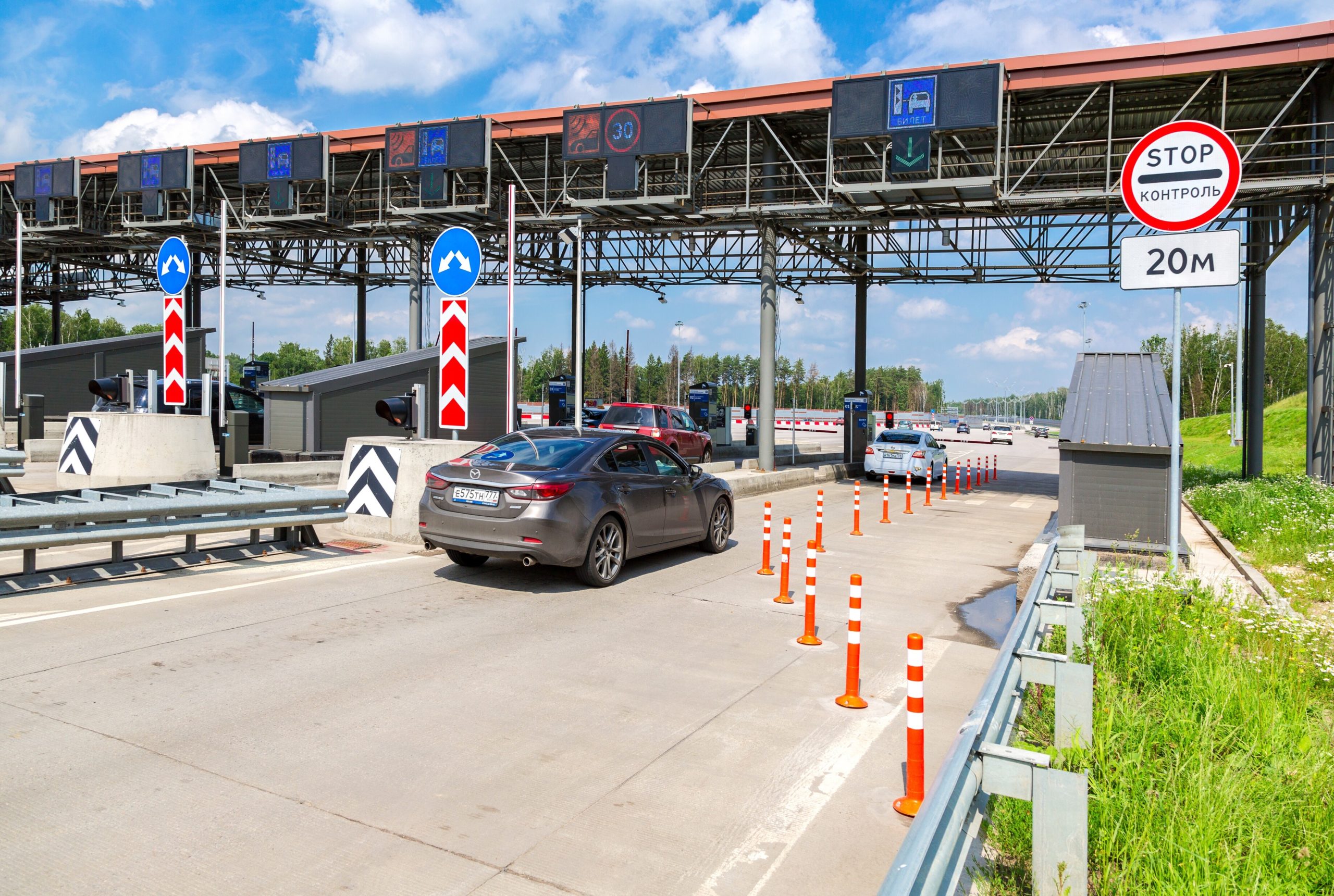 Free access on toll highways for Russian EV-drivers