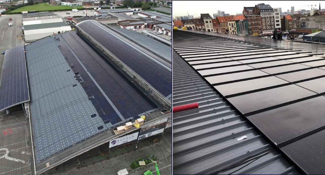 L'abattoir d'Anderlecht possède le plus grand toit solaire d'Europe