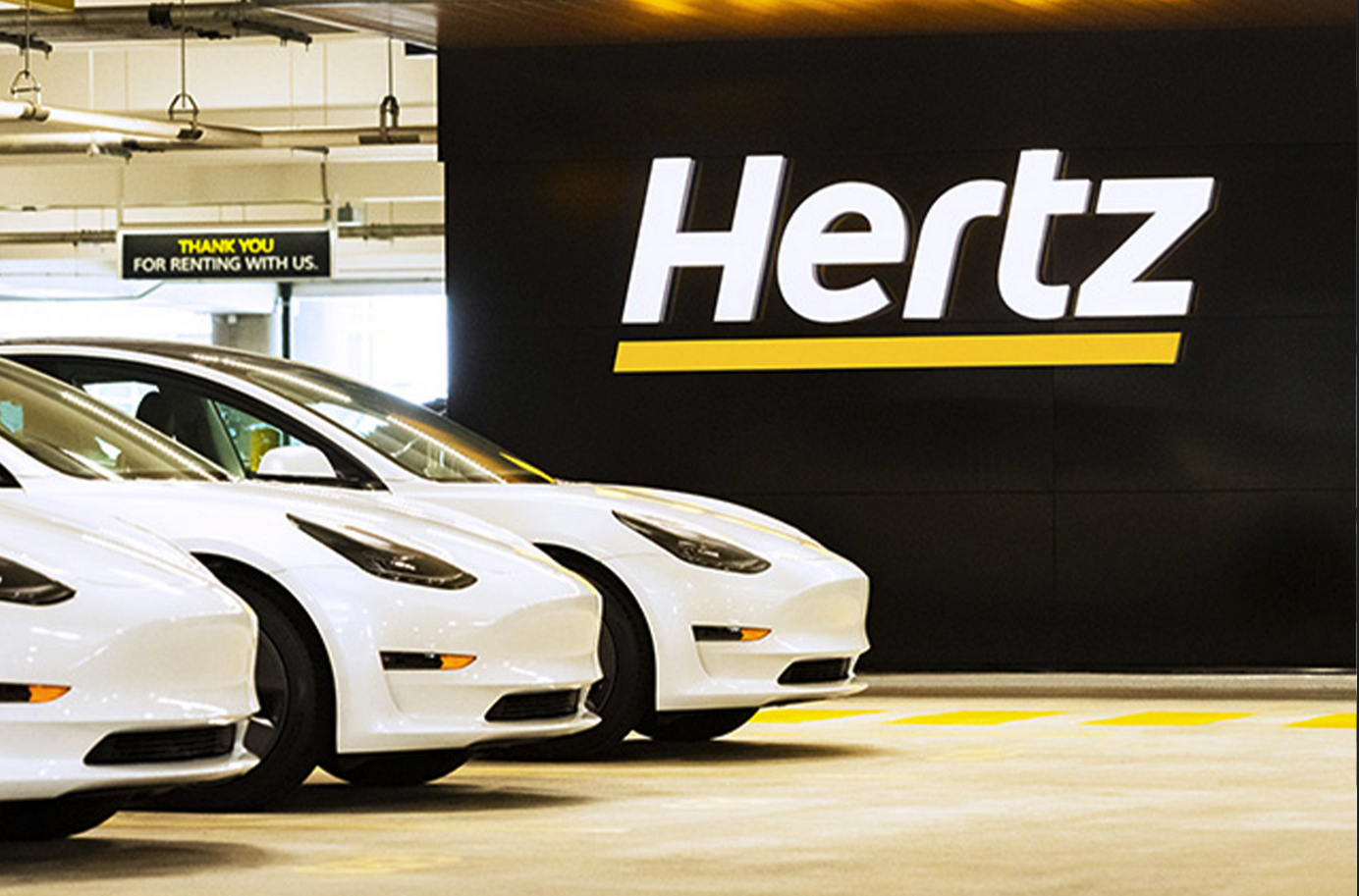 Hertz, qui renaît, commande 100 000 Tesla Model 3