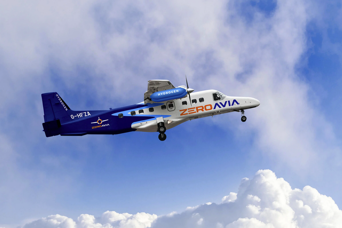 ZeroAvia vliegt Londen-Rotterdam op waterstof tegen 2024