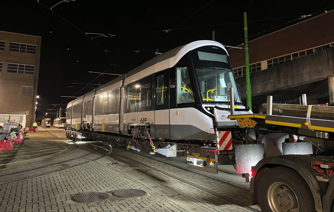 Antwerp welcomes first of 58 Urbos 100 trams