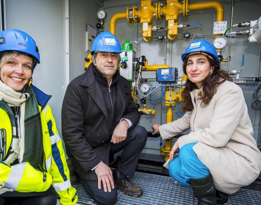 Aquafin produces CO2-neutral biogas from wastewater