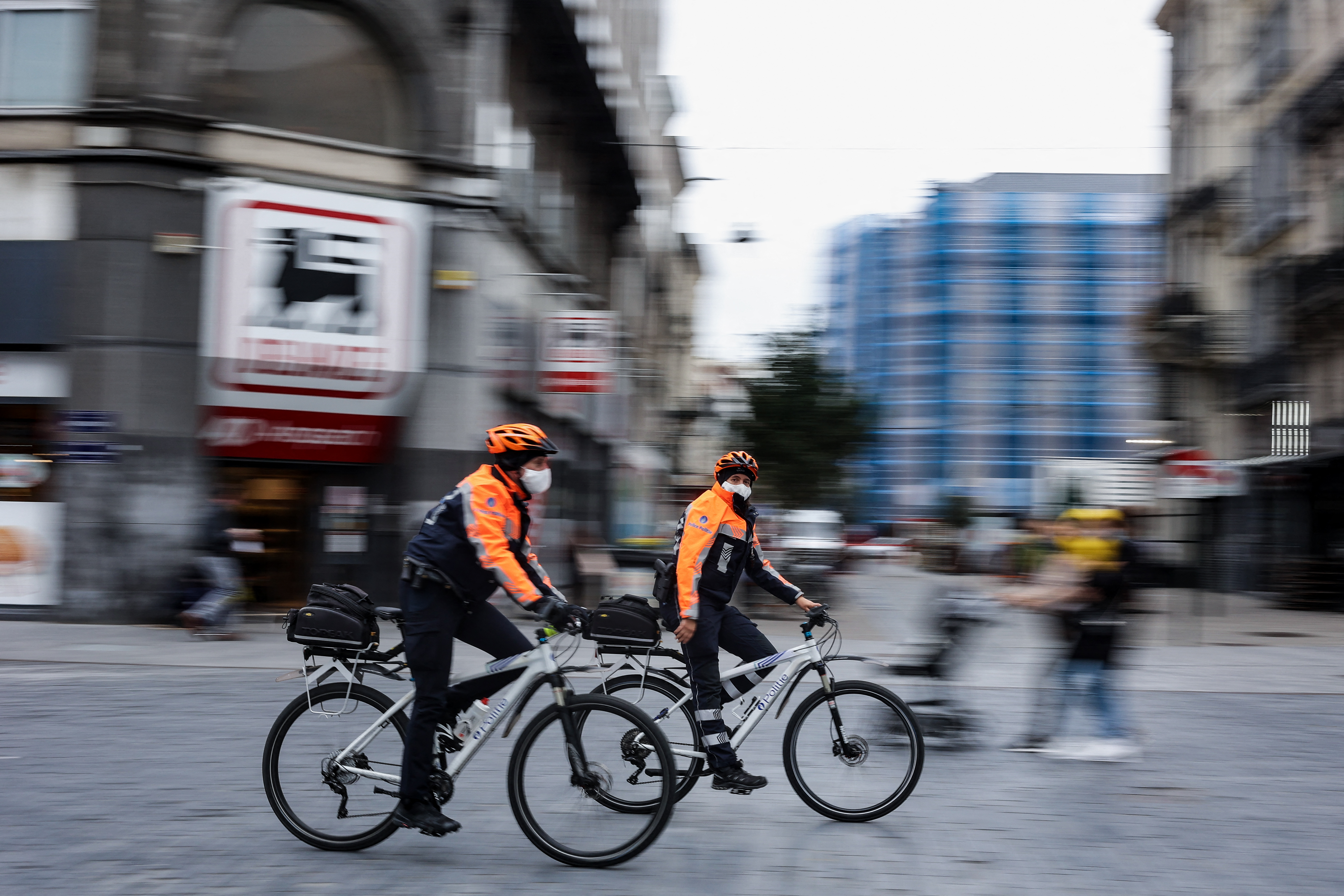 La brigade cycliste de la police bruxelloise a délivré près de 90 000 amendes en 2021