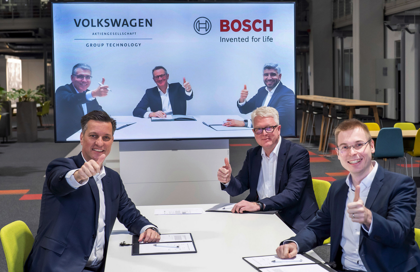 VW and Bosch join forces to equip battery cell factories