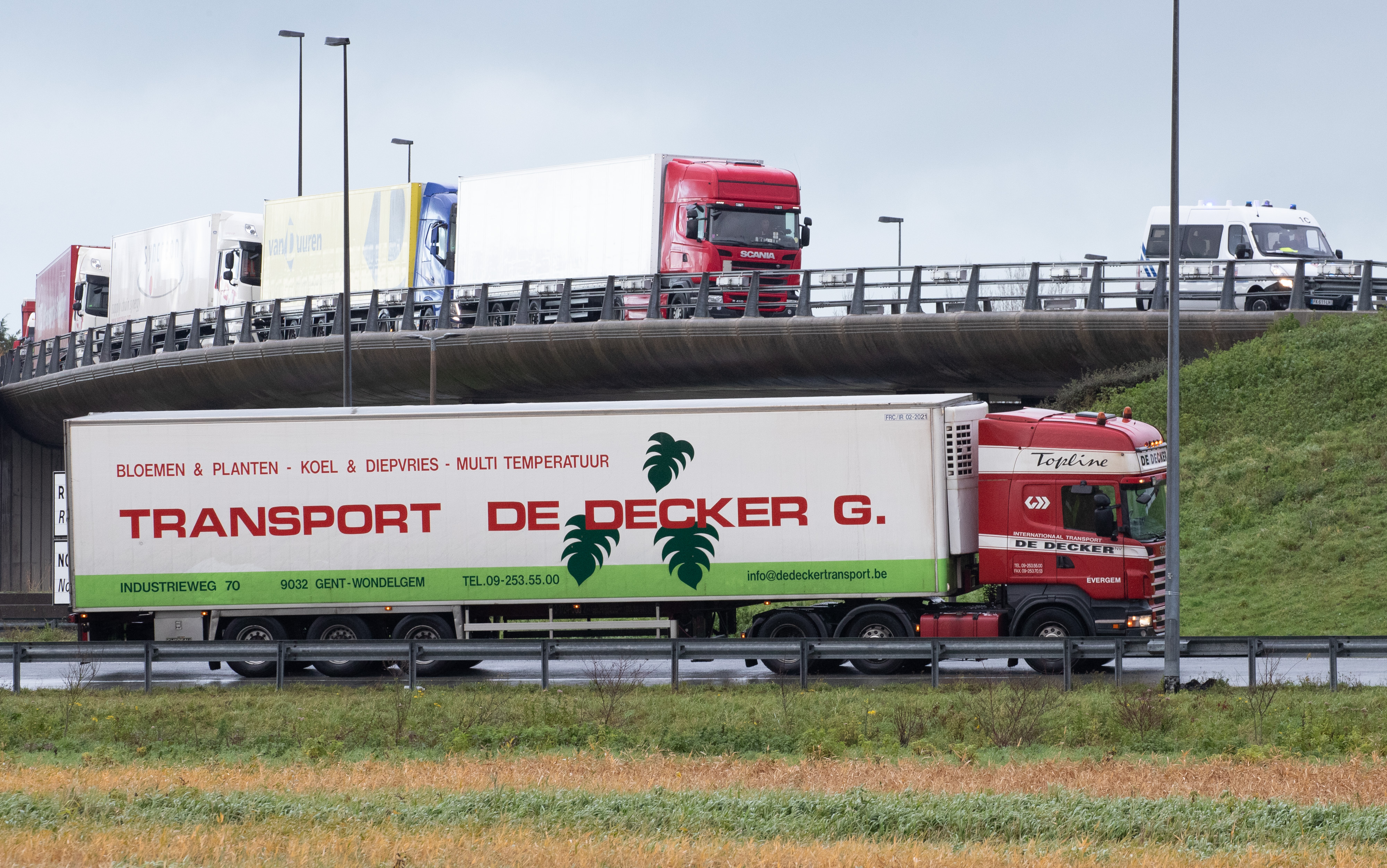 Frankrijk staat geen internationale vrachtwagens van 44 ton meer toe