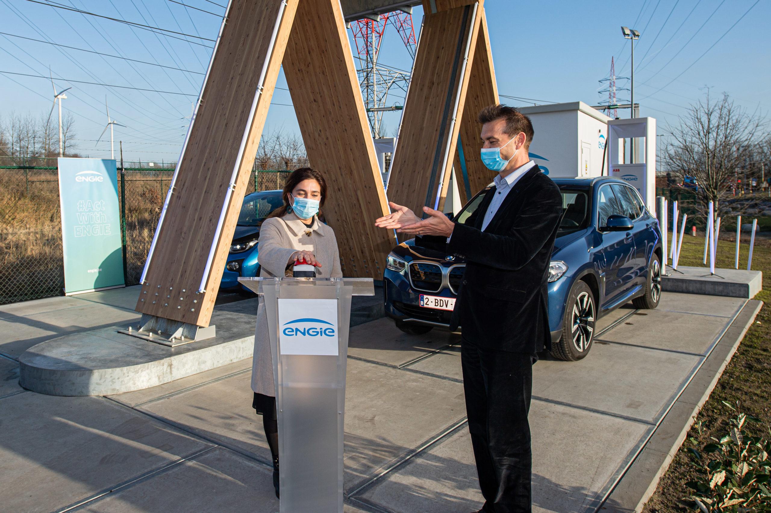 Engie opens Belgium’s first fast charger directly powered by wind
