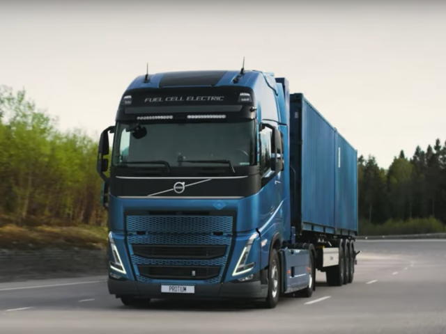 Volvo begint met testen van eerste elektrische vrachtwagen met brandstofcel