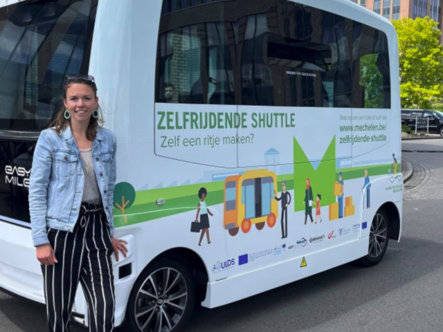 Mechelen has first autonomous shuttle on public roads