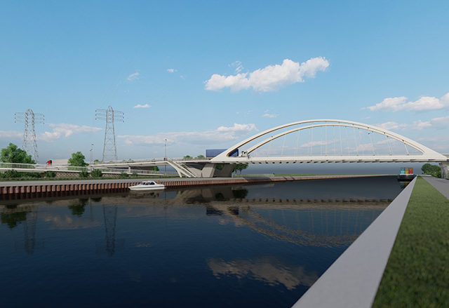 Twee nieuwe bruggen over het kanaal van Charleroi officieel geopend