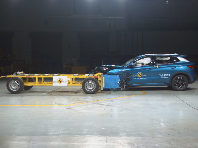 BYD's Atto 3 maakt indruk met vijf sterren in Euro NCAP