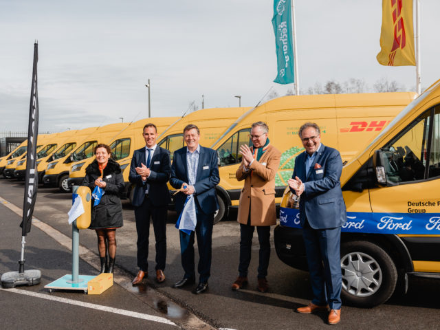 DHL Belgium kickstarts electric transition with 100 Ford e-Transits