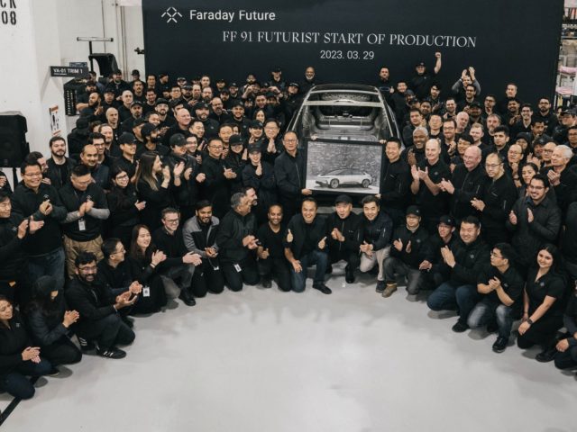 With five years of delay first car from Faraday left assembly line
