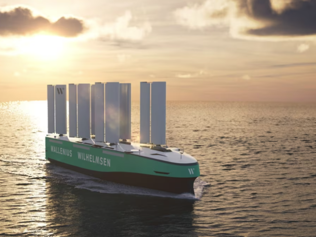 Scandinavians to ship cars over the oceans by wind power