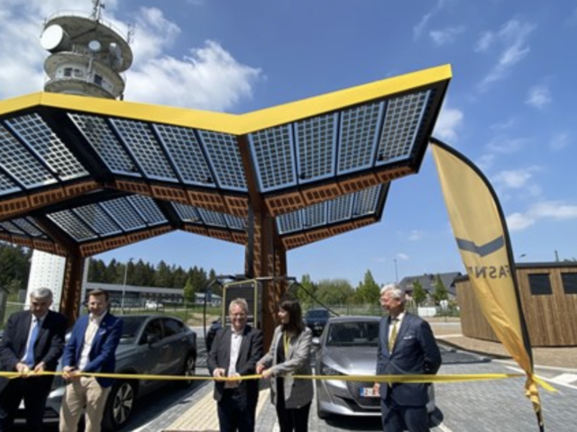 Fastned a ouvert la première station de recharge rapide en Wallonie