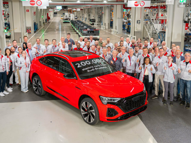 Audi Brussel heeft zijn 200.000ste (Q8) e-tron gebouwd