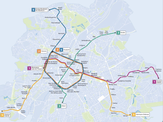 Het Brussels Gewest kan de financiering van de aanleg van Metro 3 niet alleen dragen