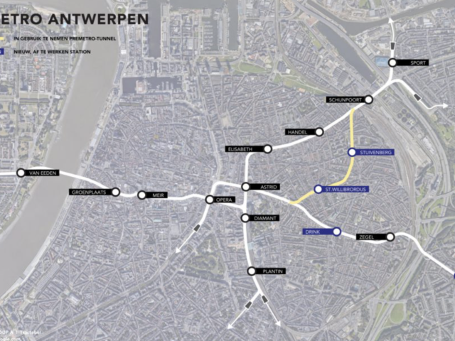Les travaux de pré-métro à Anvers pourraient (re)commencer en 2025