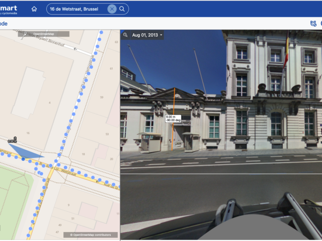 La société néerlandaise Cyclomedia numérise la Belgique en 360° HD "street view".