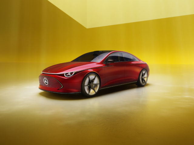 Mercedes présente l'hypermotrice électrique Concept CLA