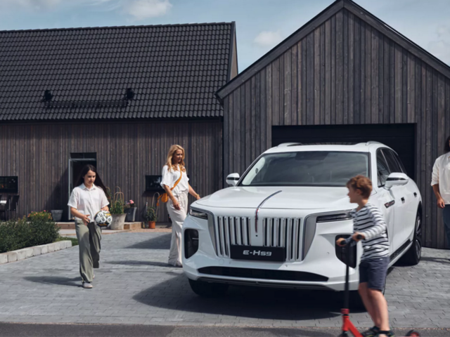 Chinese luxury limo brand Hongqi crosses Belgian border