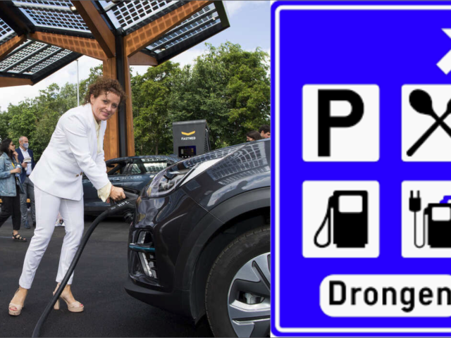 La Flandre installe de nouveaux panneaux routiers indiquant les lieux de recharge