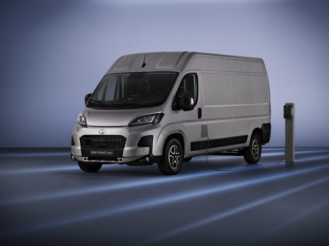 Toyota borrows e-Proace MAX from Stellantis, shows HiAce on hydrogen