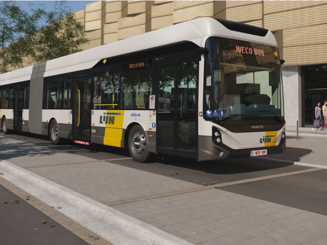 De Lijn orders another 44 articulated e-buses from Iveco