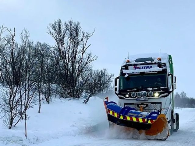 Norway uses Designwerk e-truck as a snow plow