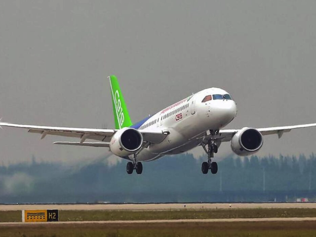 China shows off C919 rival to Airbus 320 and Boeing 737 Max