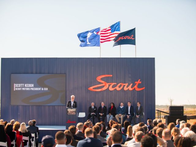 Scout Motors breaks ground on South Carolina factory