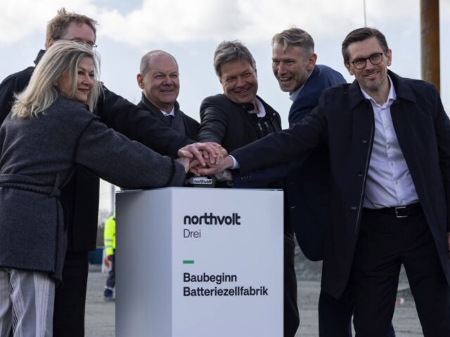 L'Allemagne pose la première pierre de la gigabatterie Northvolt Drei EV