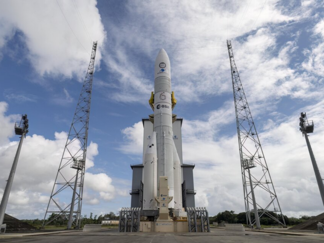 Europese Ariane 6 raket lanceert na vier jaar vertraging