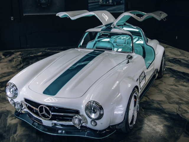 For sale: a Tesla Model 3 disguised as a Mercedes 300SL Gullwing