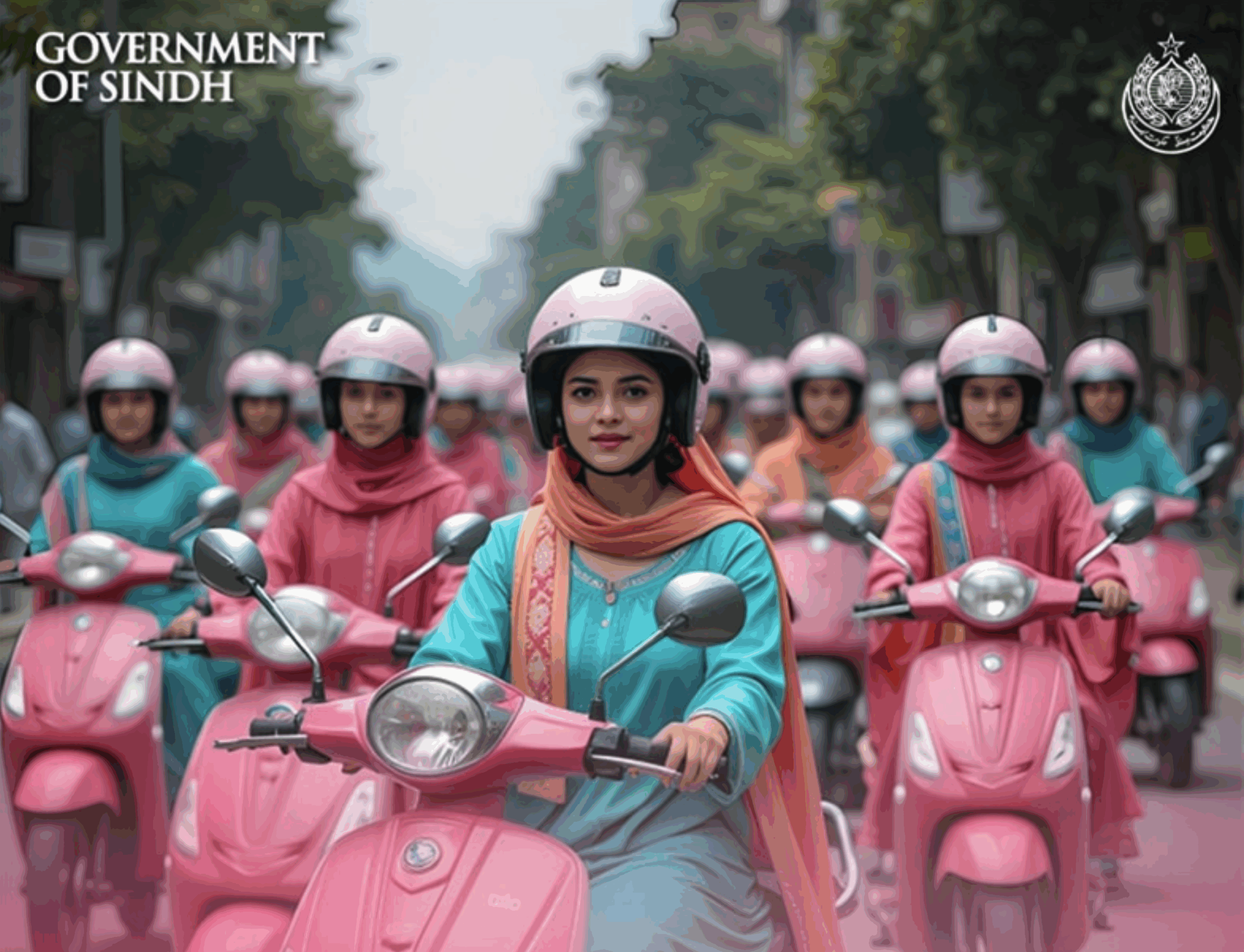 Pakistan province launches free pink EV scooters for young women ...